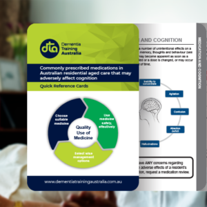 Commonly Prescribed Medications in Australian Residential Aged Care That May Adversely Affect Cognit
